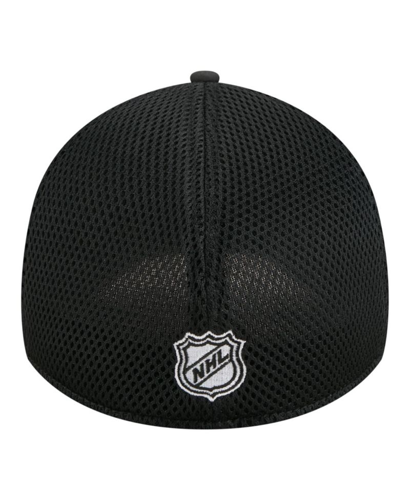 Men's Black Anaheim Ducks Logo 39THIRTY Flex Hat
