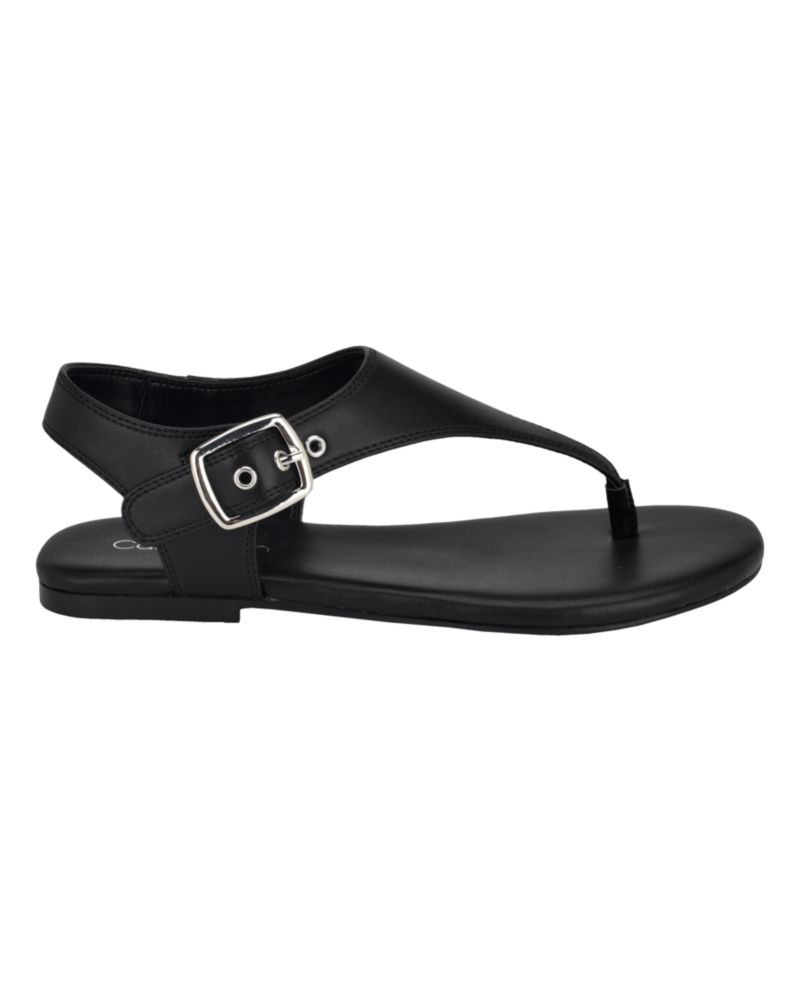 Women's Moraca Buckle T-Strap Flat Sandals