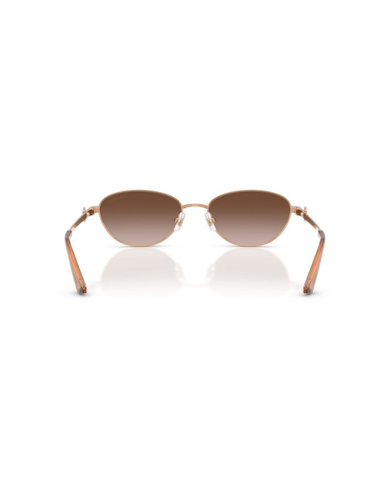Women's Oval Brown Gradient Sunglasses JC4032BD