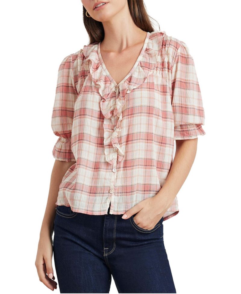 Women's Cotton Chloe Shirt in Plaid