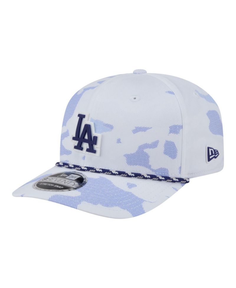 Men's White Los Angeles Dodgers Camo Rope 9SEVENTY Adjustable Hat