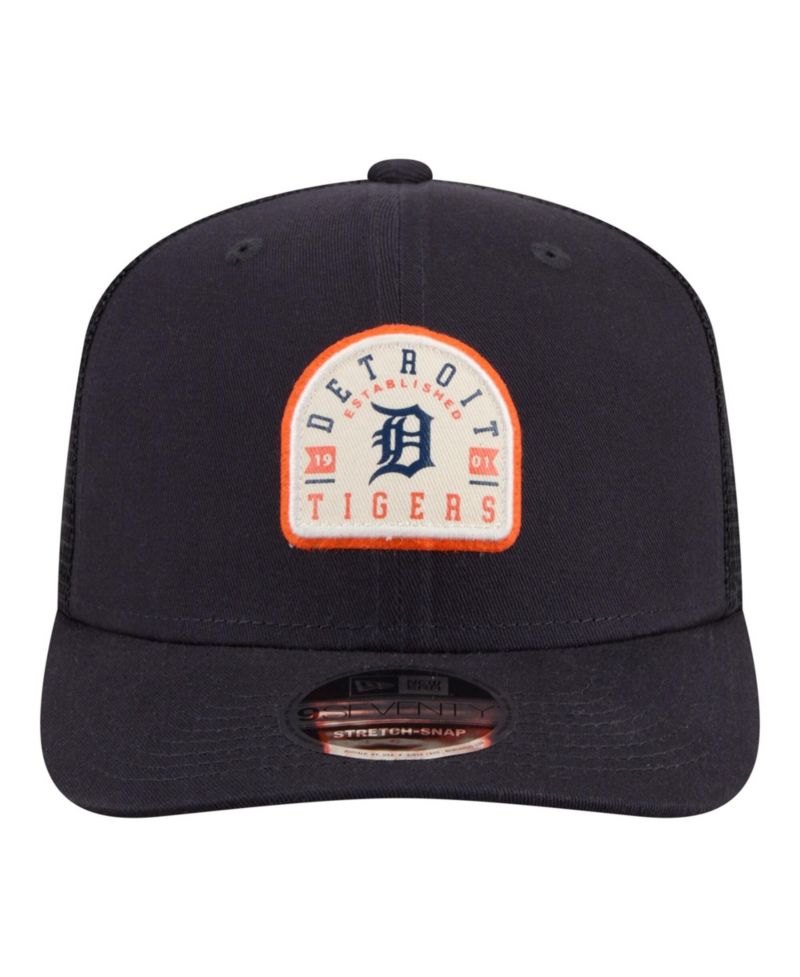Men's Navy Detroit Tigers Contest 9SEVENTY Adjustable Trucker Hat