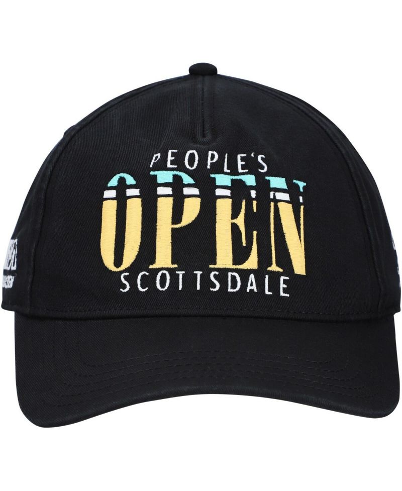Men's Black WM Phoenix Open Roscoe Adjustable Hat