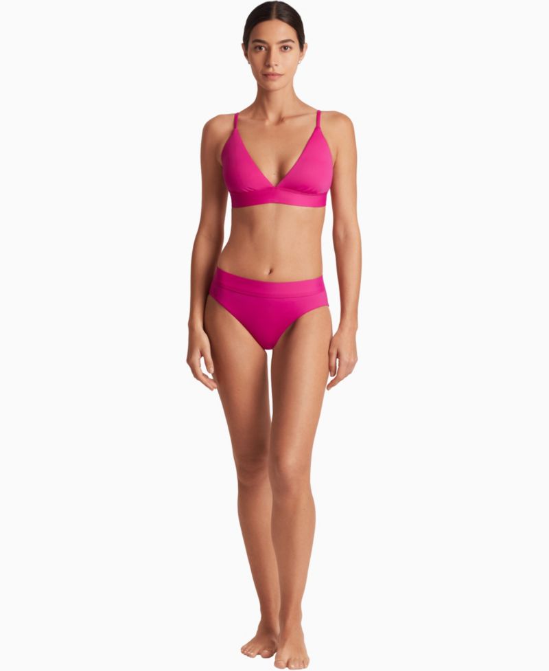 Women's Triangle V-Neck Bikini Top