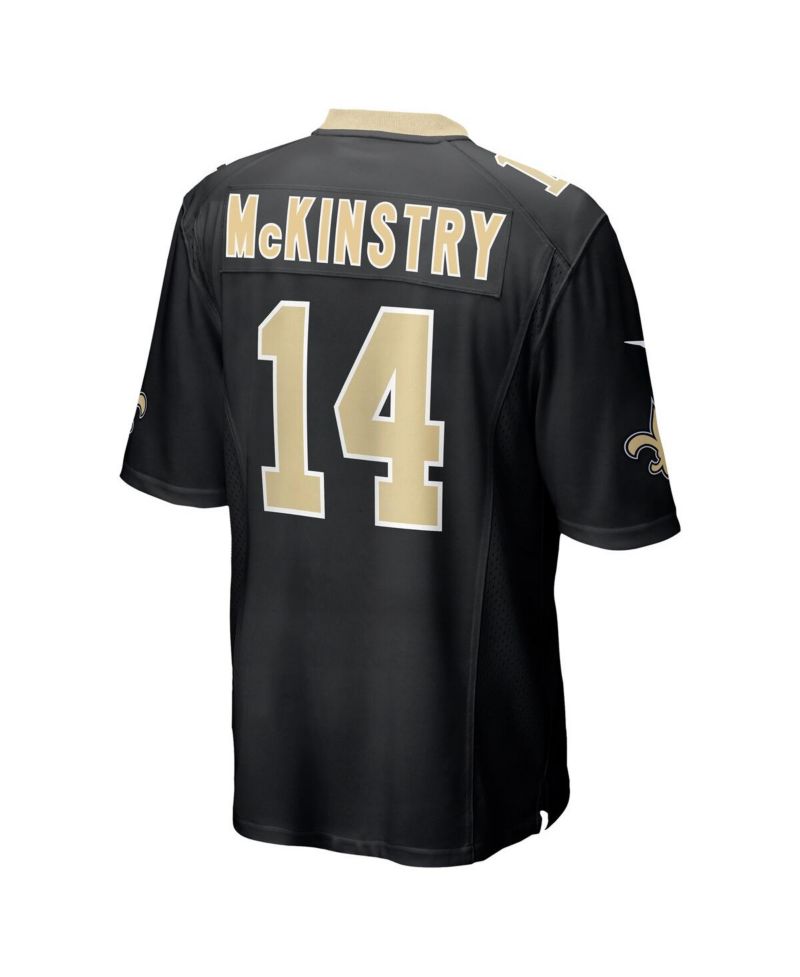 Men's Ga'Quincy McKinstry Black New Orleans Saints Player Game Jersey