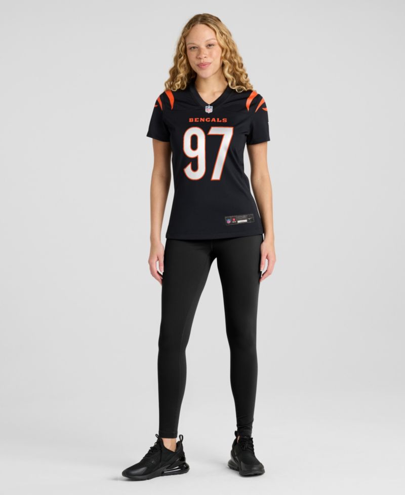 Women's Dexter Lawrence II Black Cincinnati Bengals Game Jersey