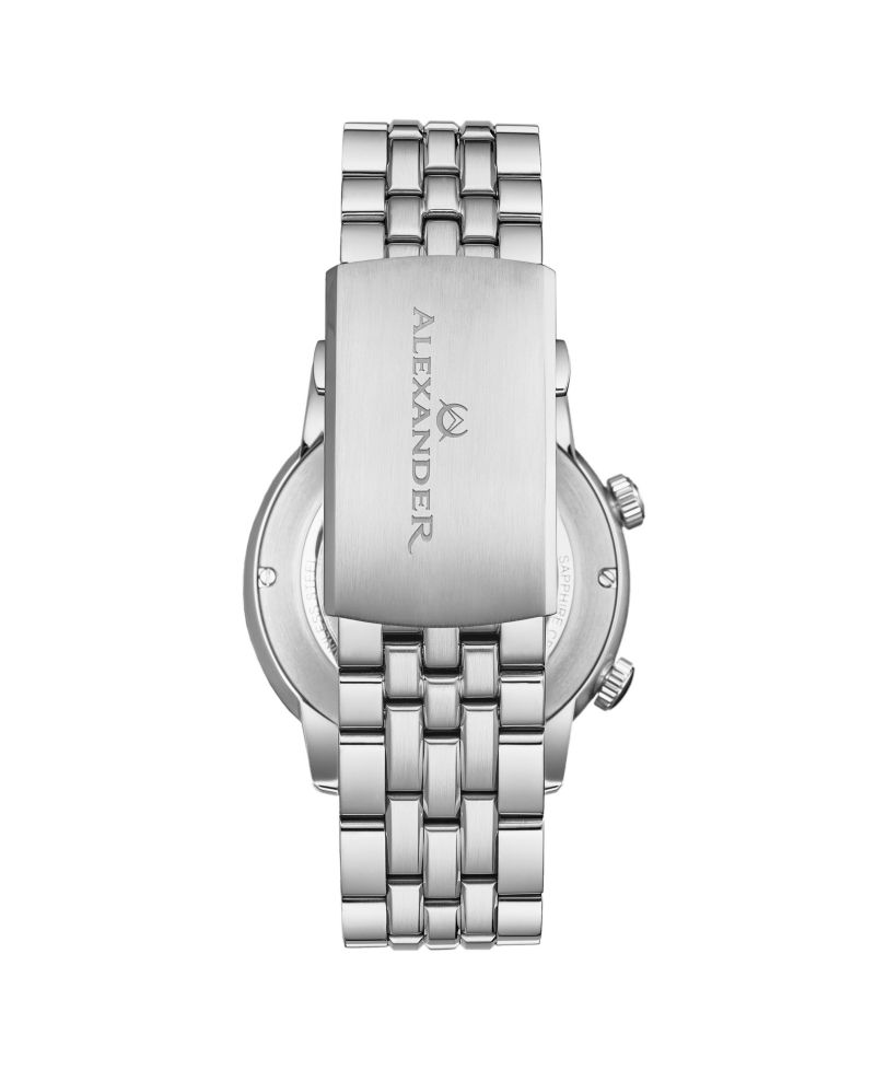 Men's Journeyman 2 Silver-Tone Stainless Steel , Green Dial , 40mm Round Watch