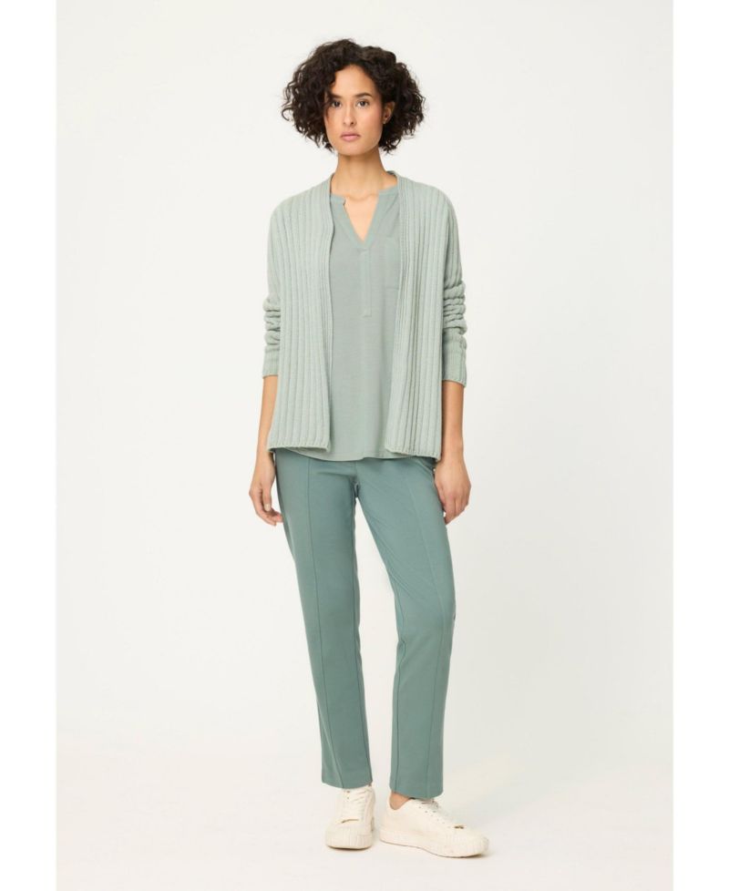 Women's Shimmer Split Neck T-Shirt