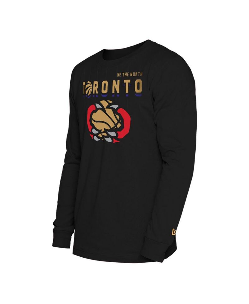 Men's Black Toronto Raptors 2024/25 City Edition Long Sleeve T-Shirt