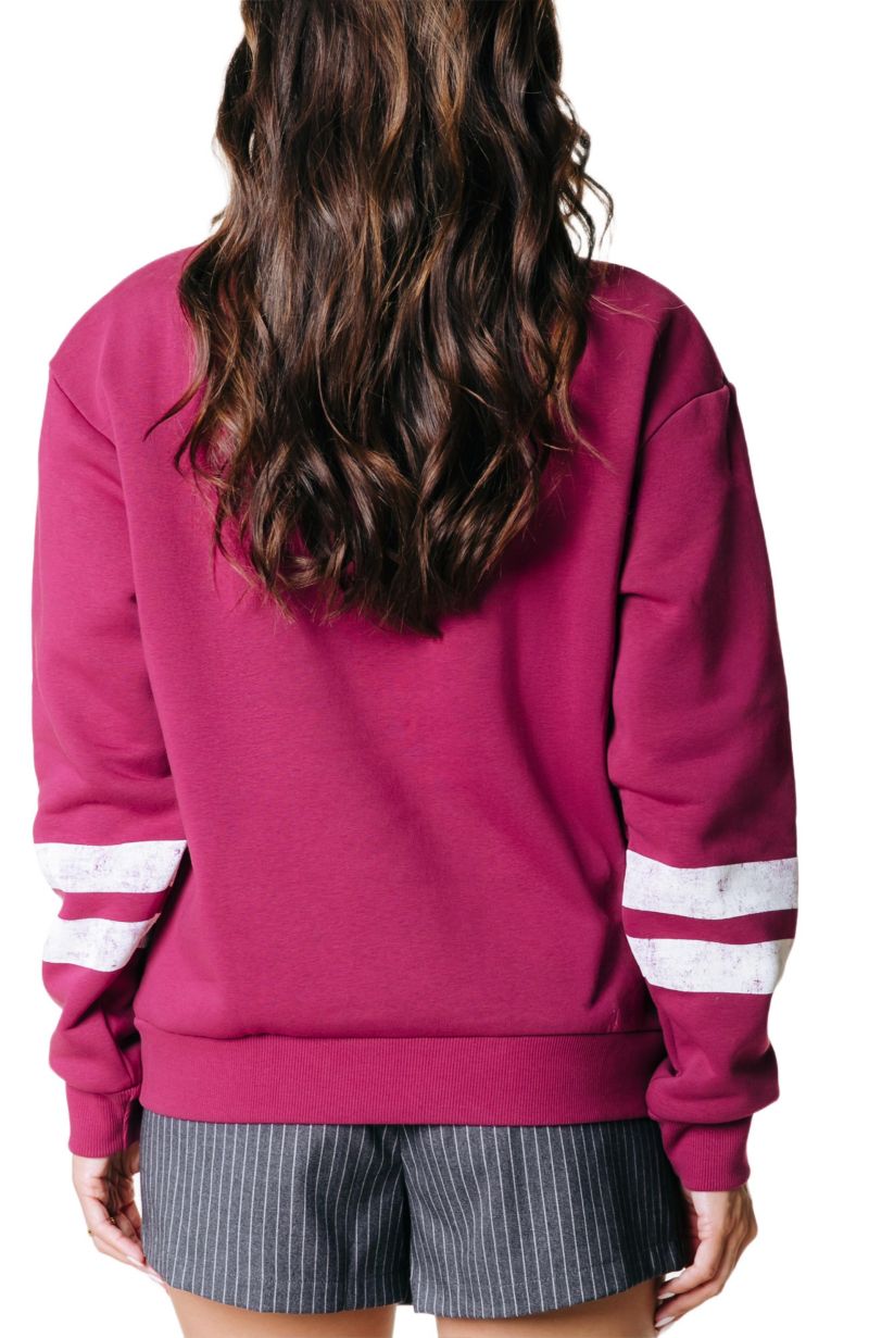 Women's Varsity Logo Relaxed Zip Sweat