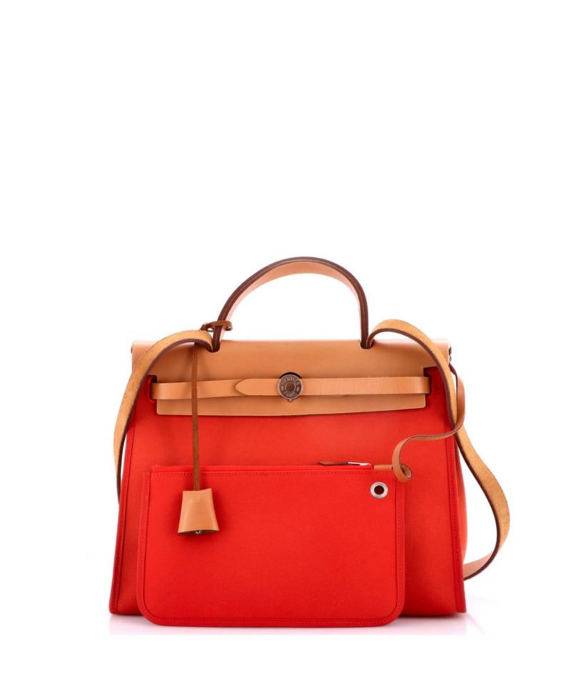 31 Herbag Zip Leather and Toile