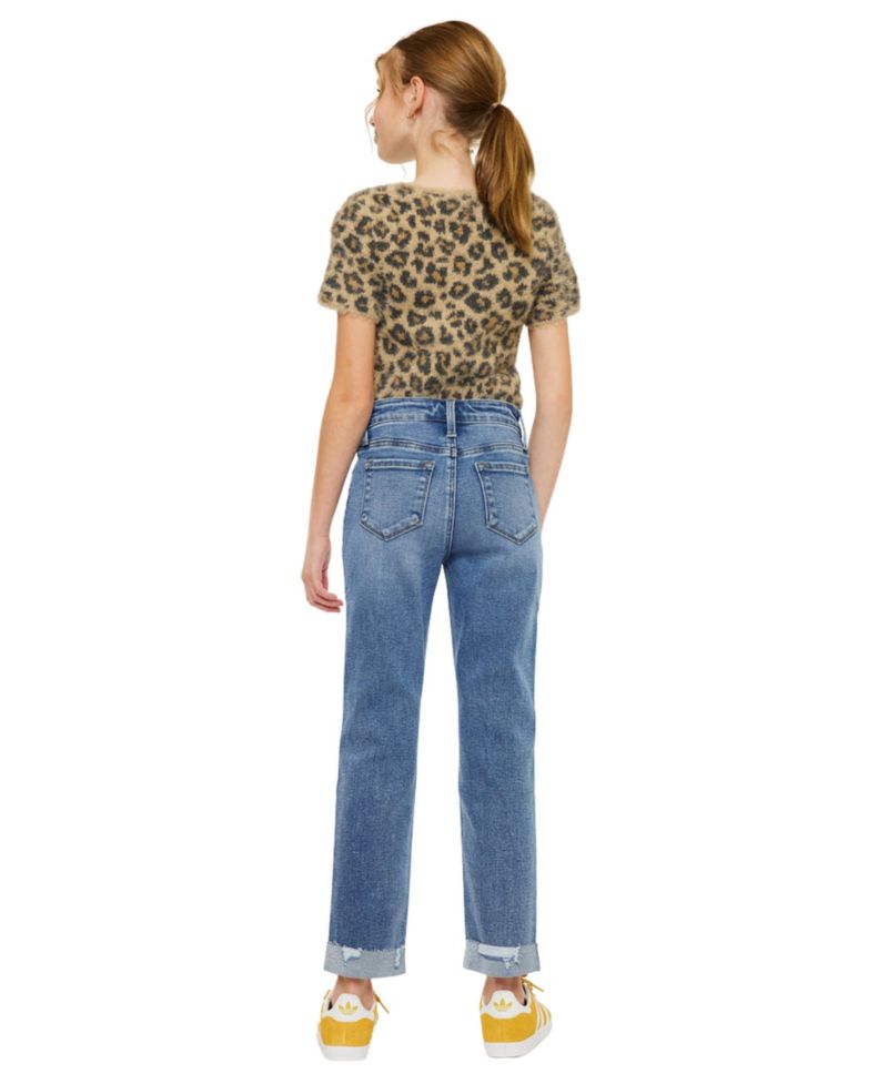 Big Girls Kate High Rise Slim Straight Jeans
