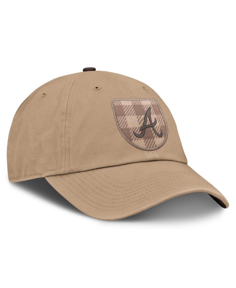 Men's Light Brown Atlanta Braves Statement Club Adjustable Hat