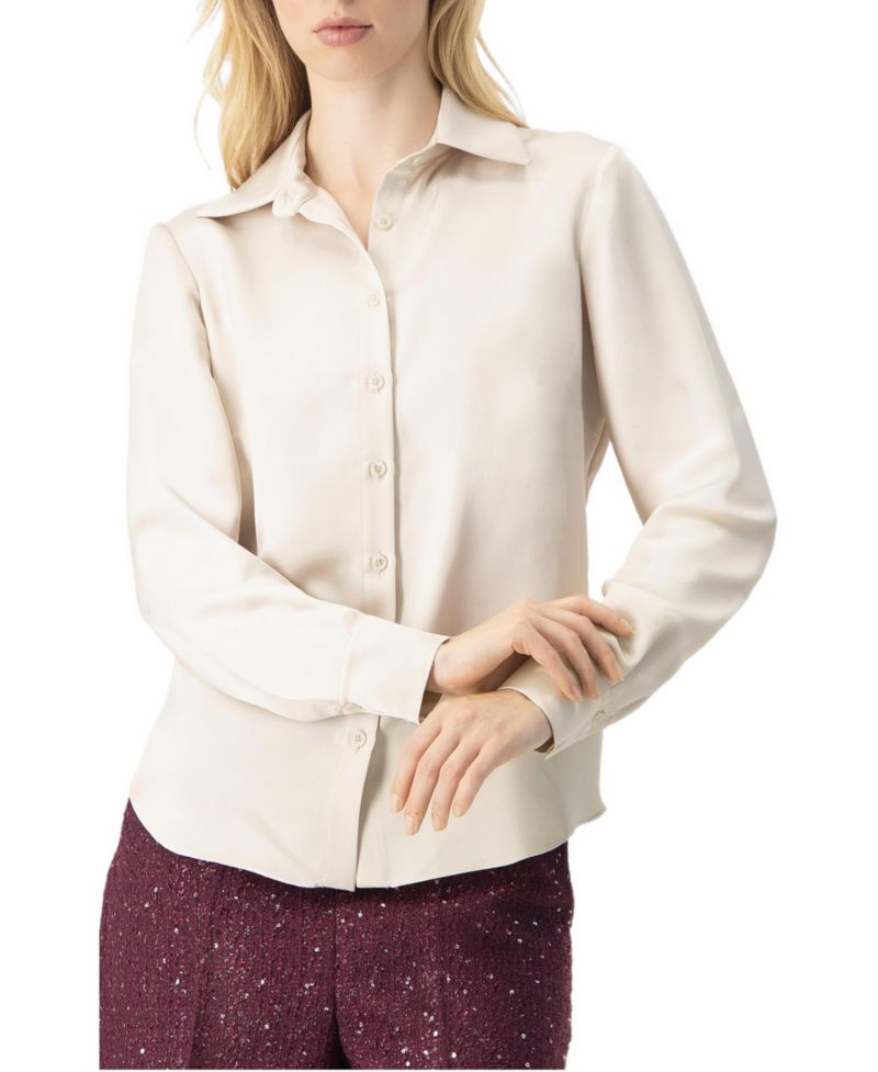 Women's Long Sleeve Button-Up Shirt