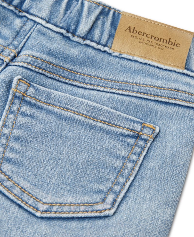 Baby Girls' Pull-On Denim Ruffle Shorts