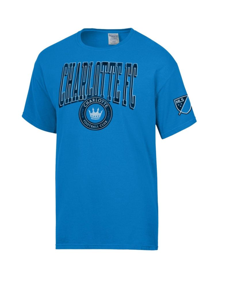 Men's Blue Charlotte FC Comfort Wash T-Shirt