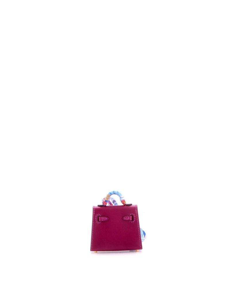 Pre-Owned Hermes Kelly Twilly Bag Charm Tadelakt