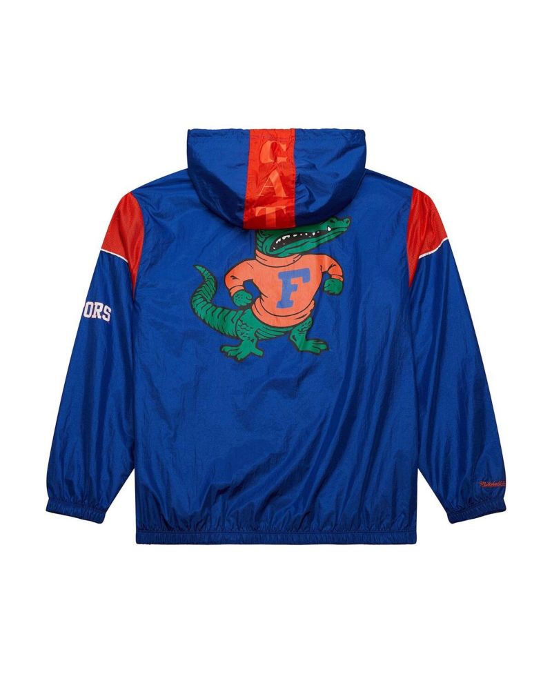 Men's Royal Florida Gators Anorak Vintage Logo Half-Zip Hoodie