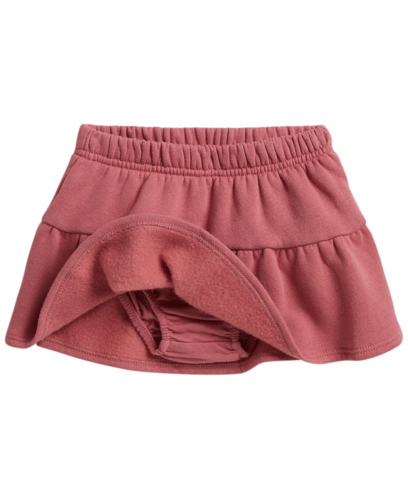 Baby Girls' Floral Fleece Sweatshirt and Skirt, 2-Piece Set