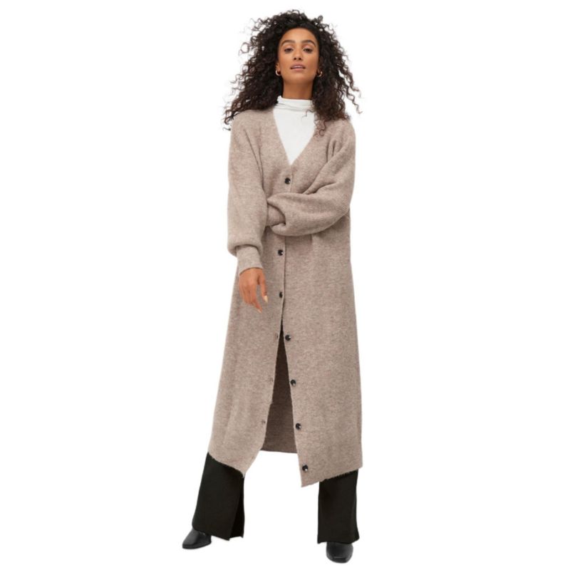 Plus Size Women's Button Front Duster Cardigan