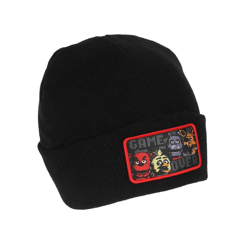 Men's Game Over Black Knit Cap