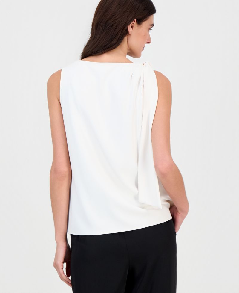 Women's Tie-Shoulder Sleeveless Blouse