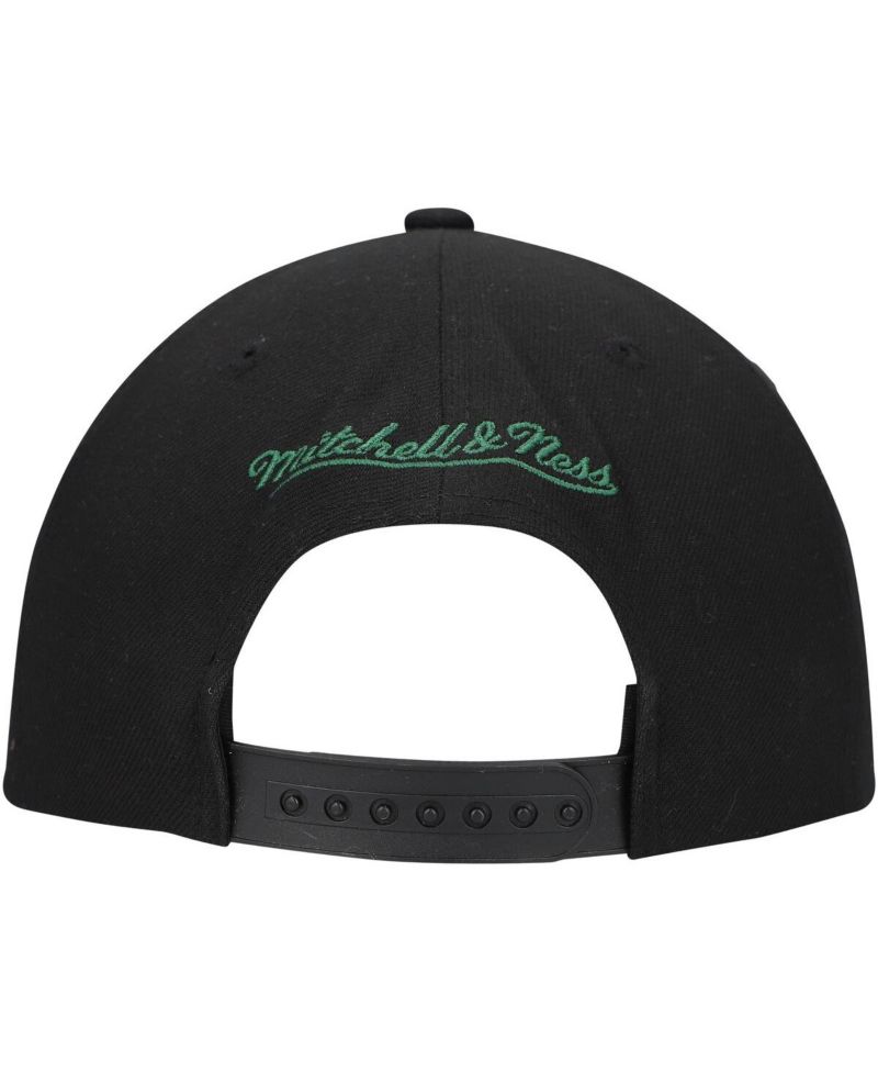 Mitchell Ness Men's Black New Jersey Devils Core Team Script 2.0 Snapback Hat
