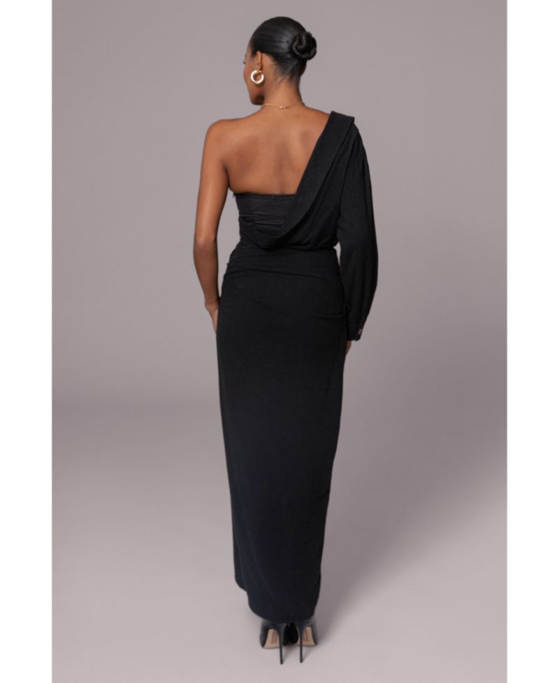 Women's Evita Linen Draped Dress