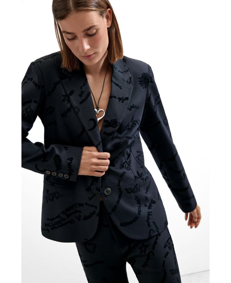 Women's Flocked blazer