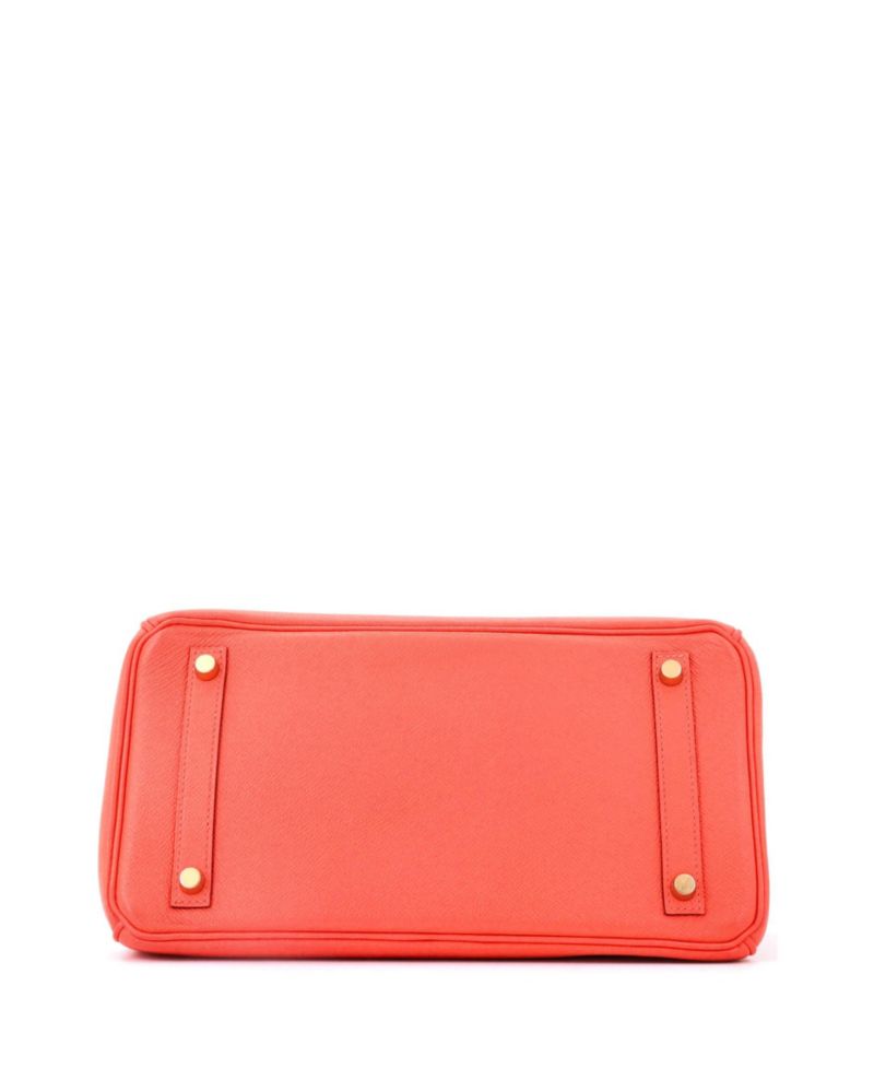 Birkin 30 Handbag Red Epsom with Gold Hardware
