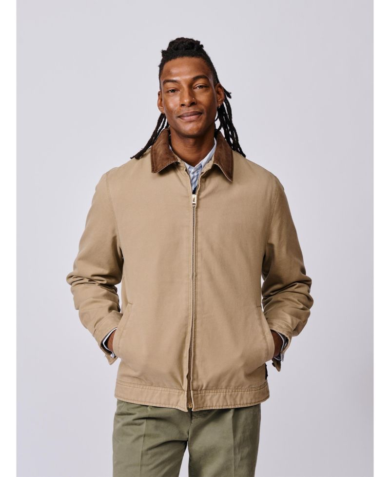 Men's Newland Canvas Harrington Utility Jacket