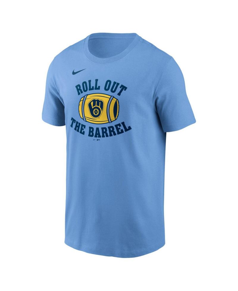 Men's Light Blue Milwaukee Brewers Local Hometown T-Shirt