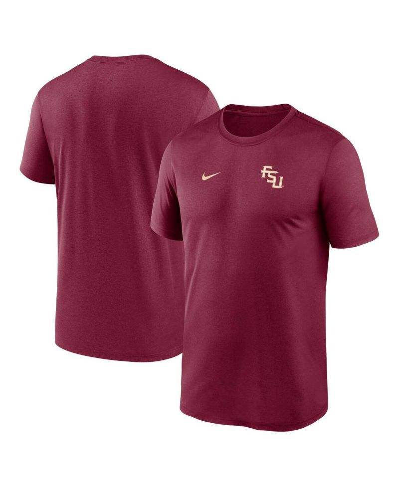 Men's Garnet Florida State Seminoles 2025 Sideline Small Logo Legend Performance T-Shirt