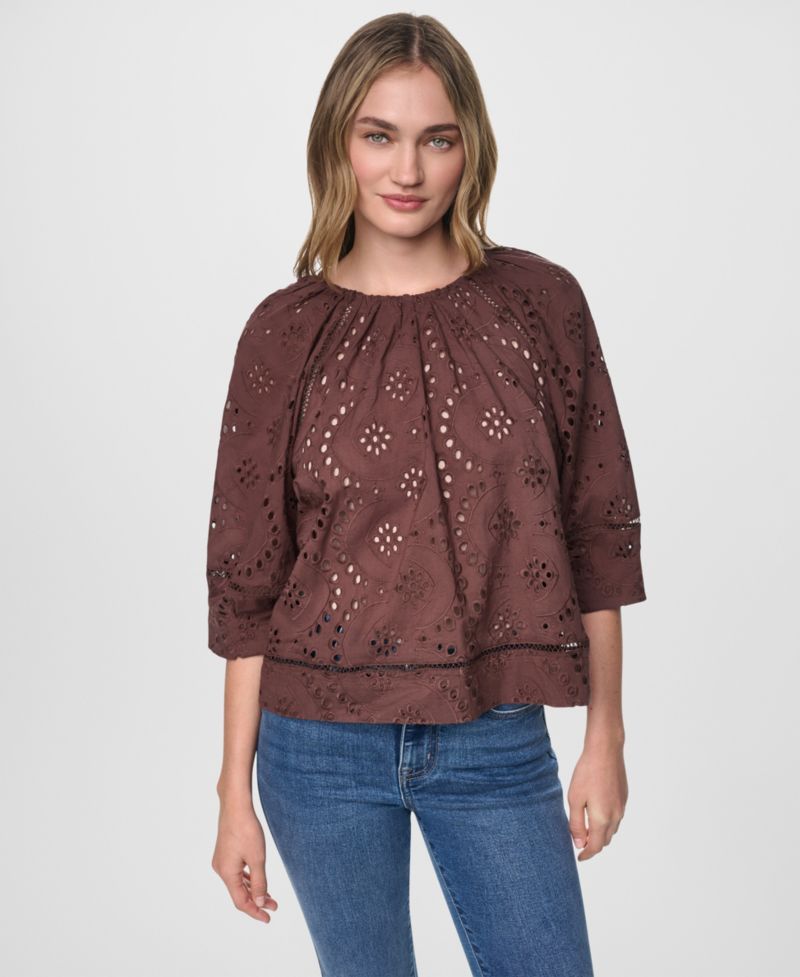 Women's Crewneck Relaxed-Fit Top