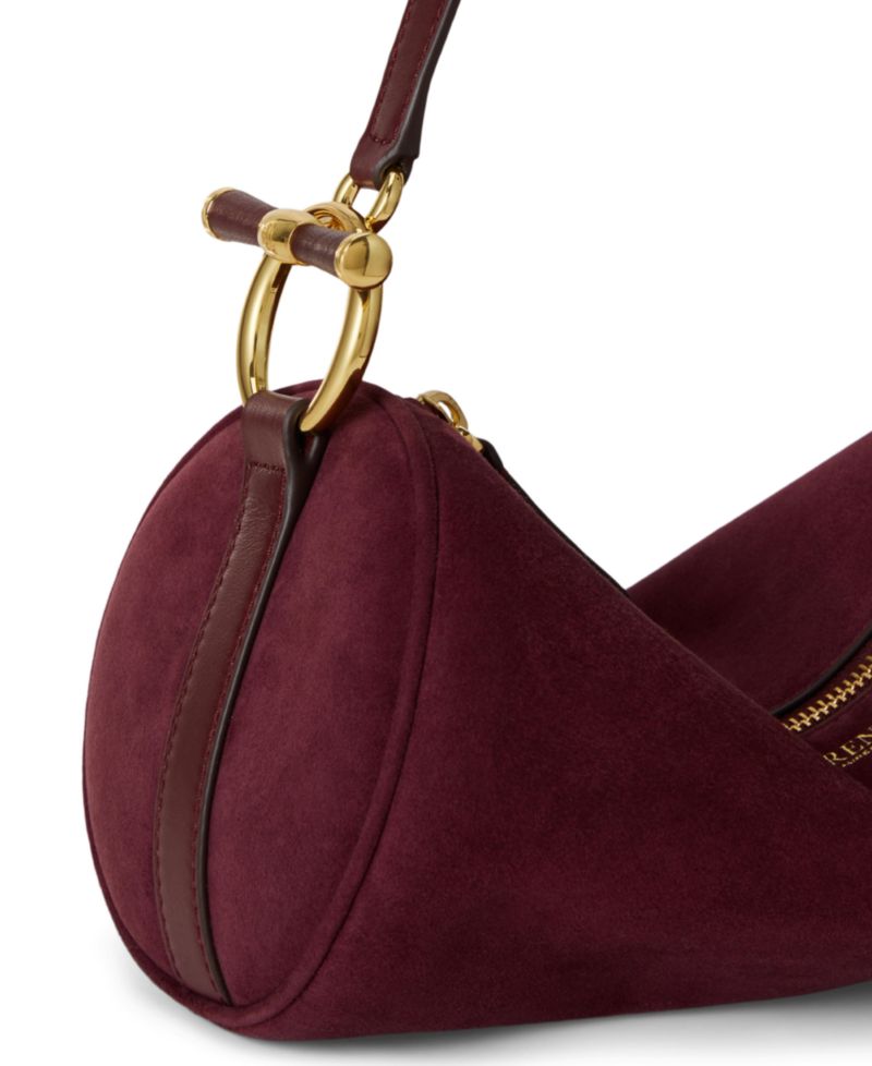 Suede Small Blaike Barrel Bag