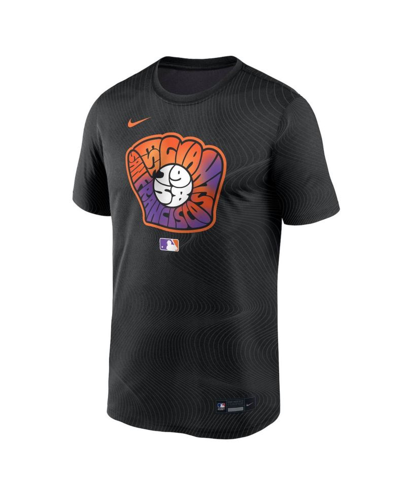 Men's Black San Francisco Giants 2025 City Connect Authentic Collection Legend Performance T-Shirt