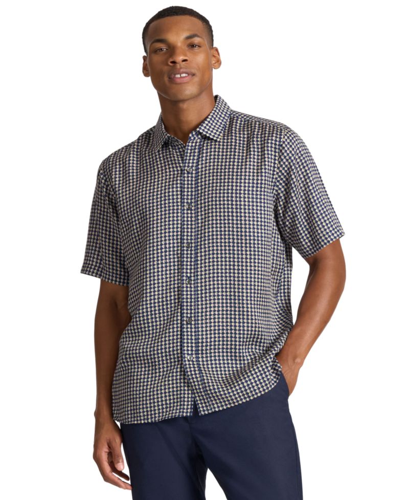 Men's Kilbourn Printed Classic-Fit Short-Sleeve Shirt