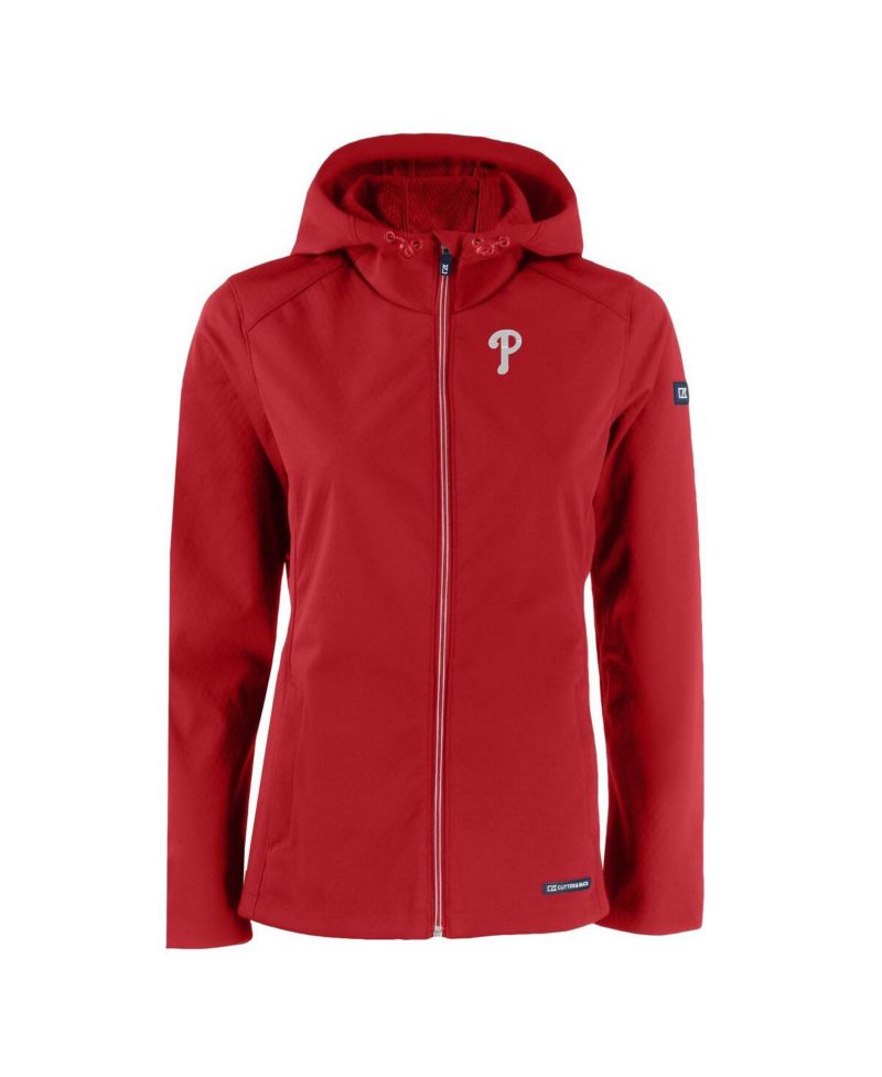 Women's Red Philadelphia Phillies Evoke Eco Softshell Full-Zip Jacket