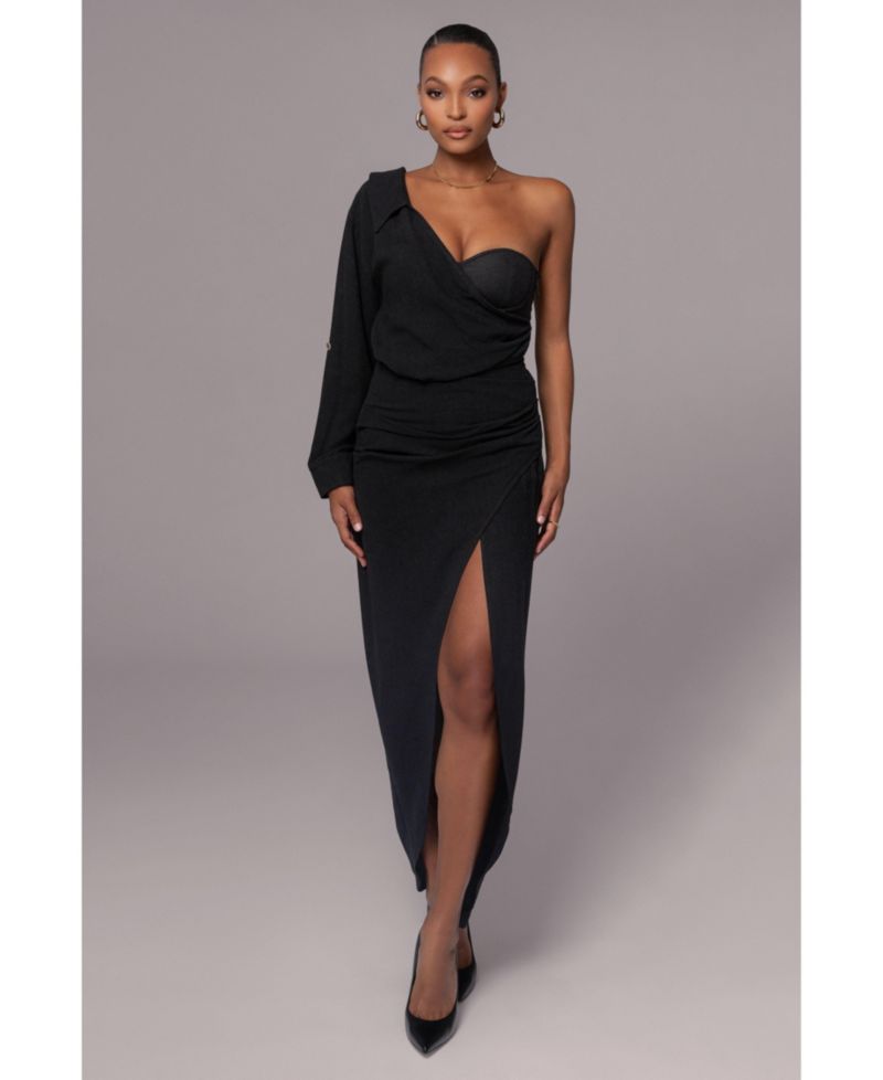 Women's Evita Linen Draped Dress