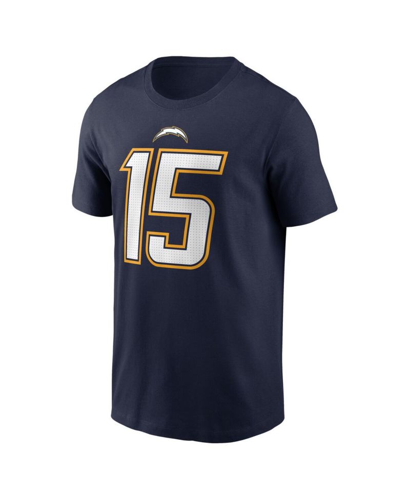 Men's Ladd McConkey Navy Los Angeles Chargers Alternate Super Chargers Name & Number T-Shirt