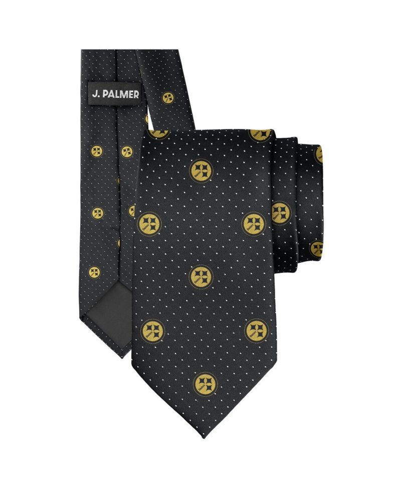 Men's Pittsburgh Steelers Game Day Polka Dot Tie