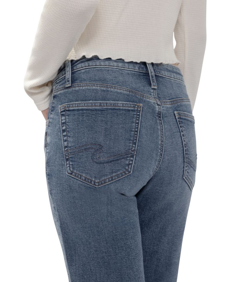 Women's Chelsea Straight Low-Rise Straight-Leg Jeans