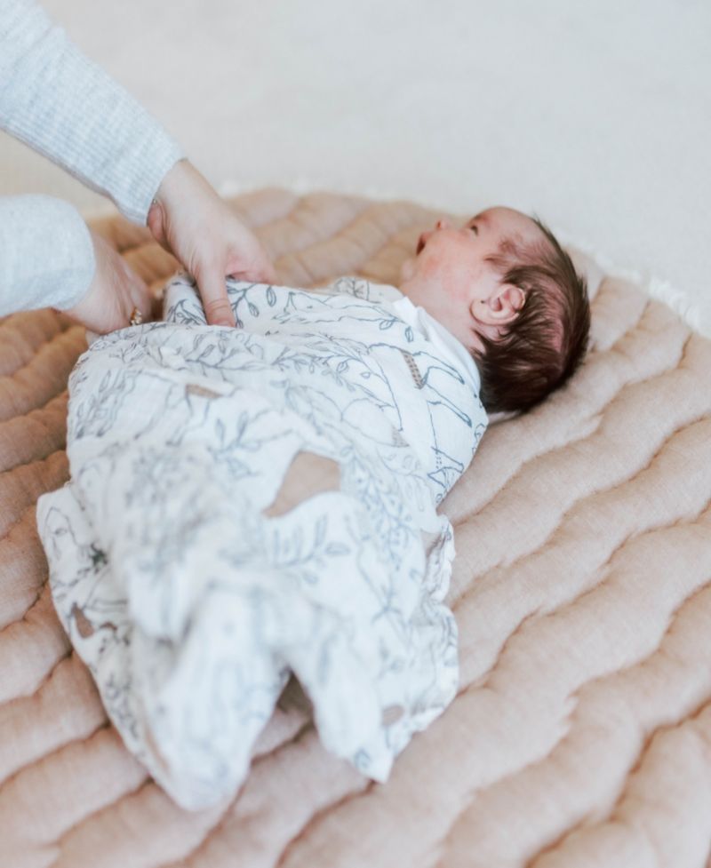 Baby Boys or Baby Girls Ezra Quilted Playmat Woodland