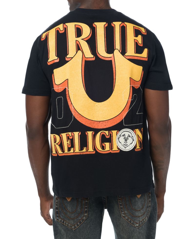 Men's Western Logo Horseshoe Graphic Regular-Fit T-Shirt