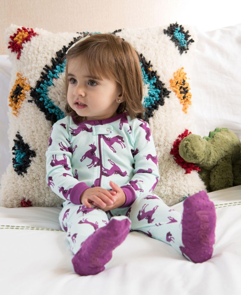 Toddler Girls Matching Family One-Piece Cotton Sleep 'n Play Footed Pajamas - Cute and Playful Prints