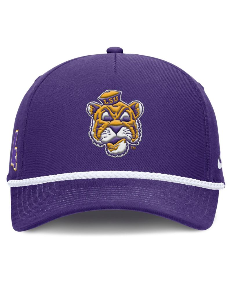 Men's and Women's Purple LSU Tigers 2026 Basketball Refresh 5-Panel Rope Rise Hat