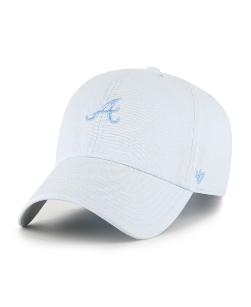 Men's and Women's Light Blue Atlanta Braves Pastel Clean Up Adjustable Hat