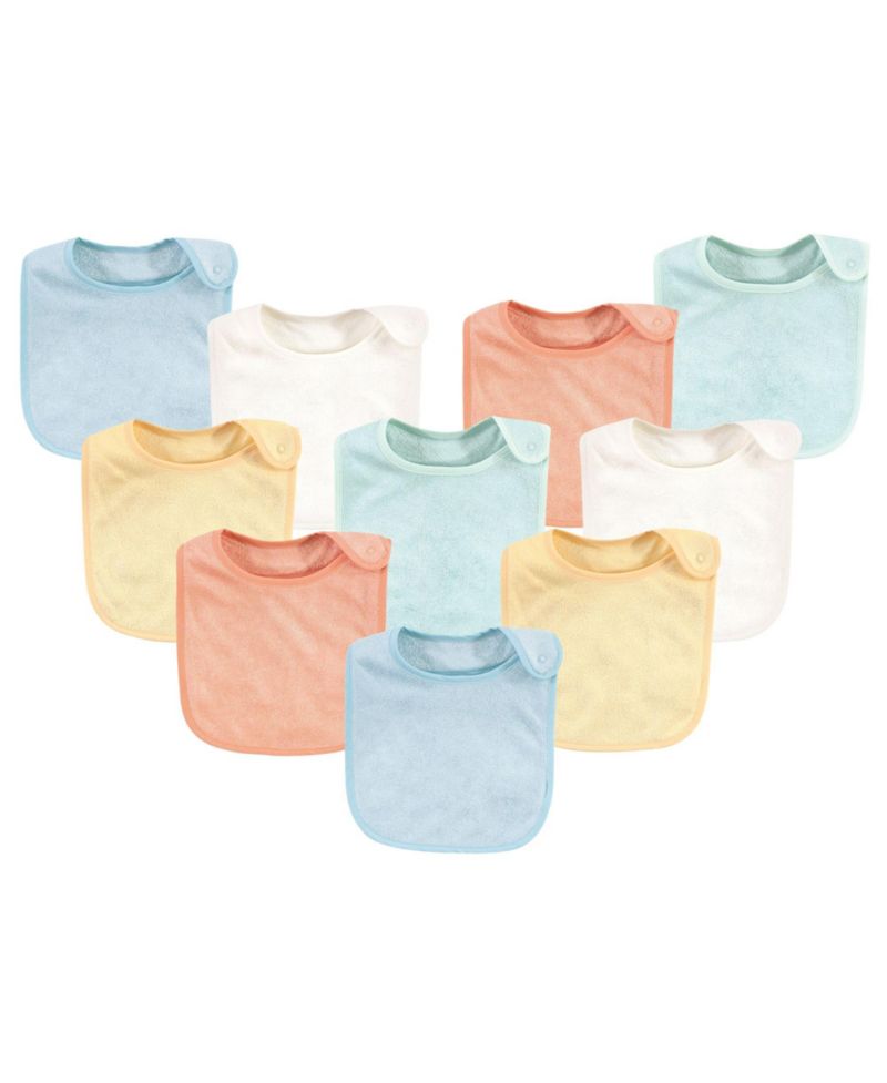 Unisex Plush Bamboo Rayon Terry Drool Catchers