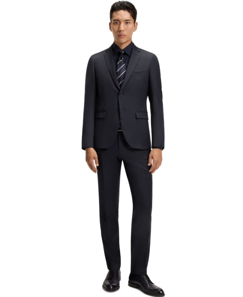 Men's Virgin-Wool Extra-Slim-Fit Suit Jacket