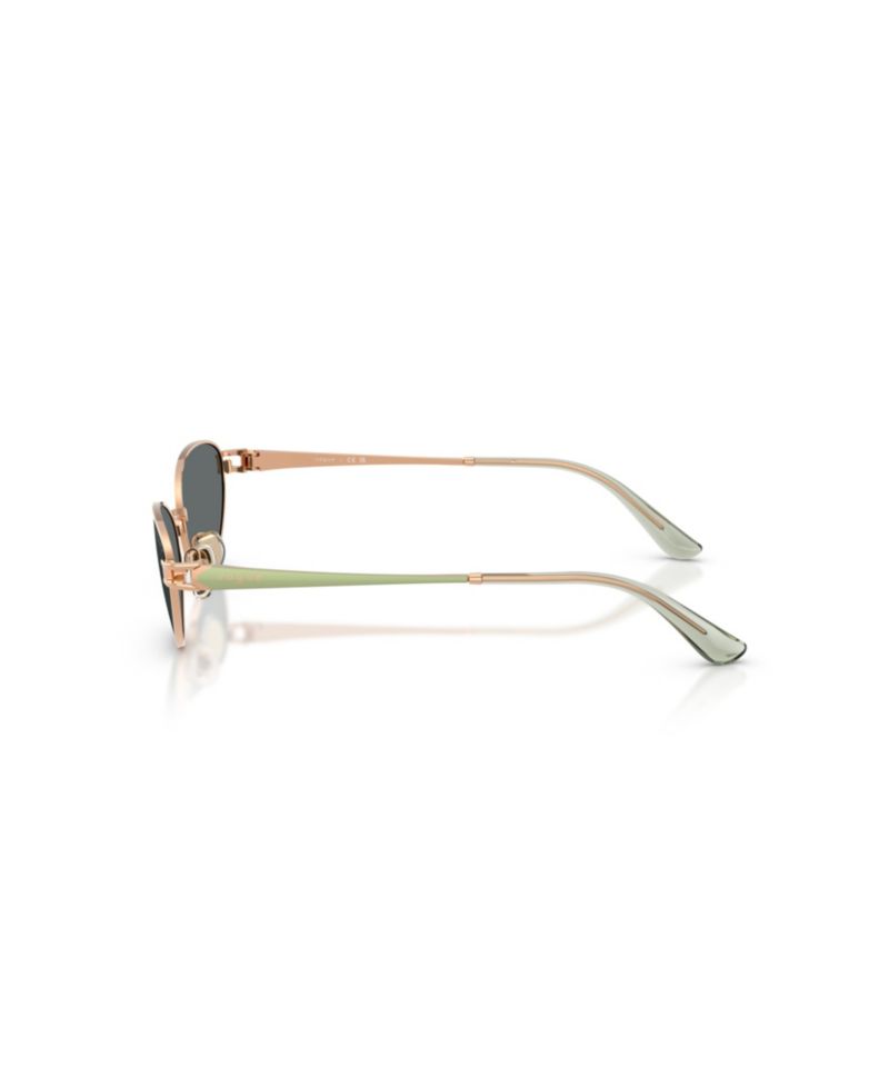Women's Polarized Oval Metal Sunglasses VO4369S